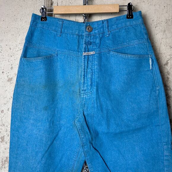 Marithe Francois Girbaud Brand X 34" Blue Straight Fit Cotton Denim Jeans - Picture 3 of 9